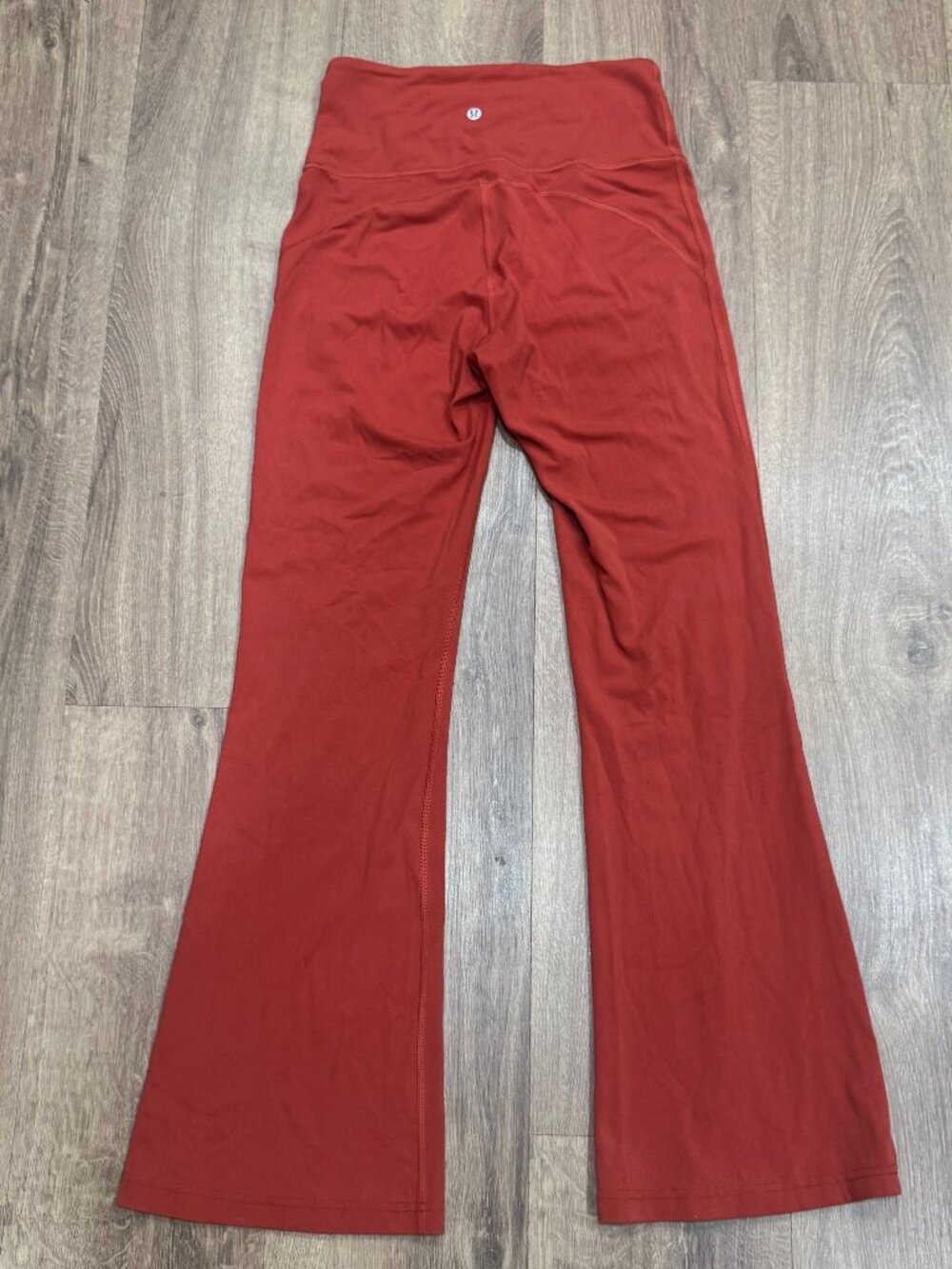lululemon Orange High Rise Flare Yoga Pants Size 6